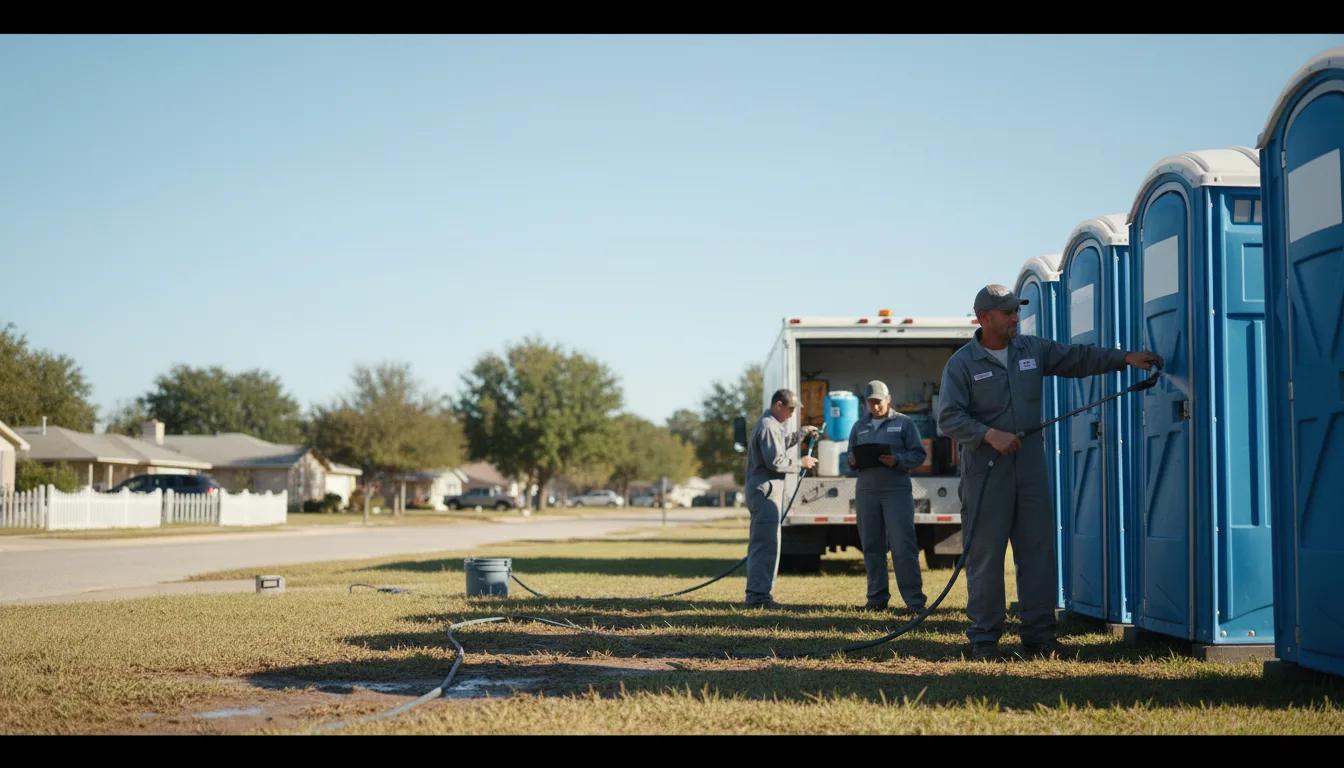 Long-Term Portable Toilet Rental in French Camp, MS near me